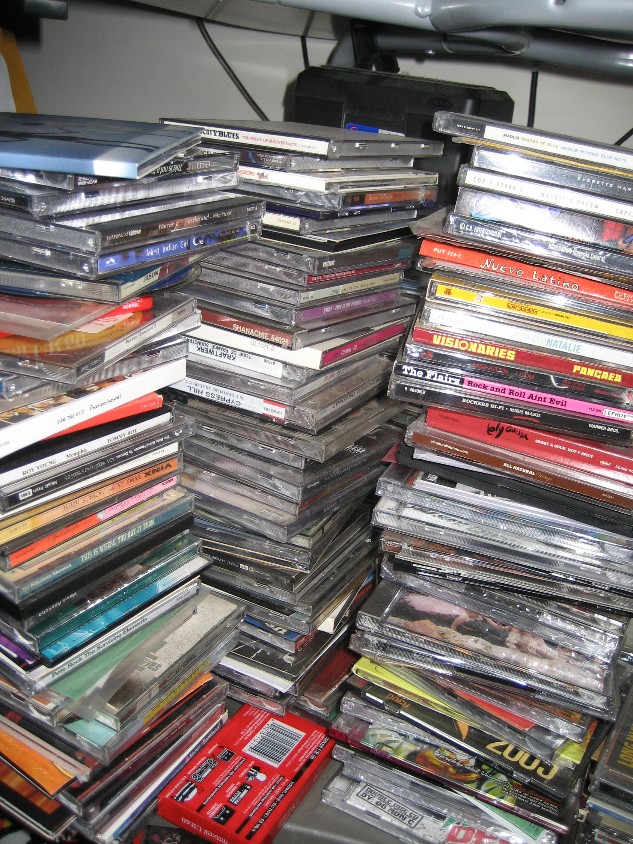 Image result for stack of CDs
